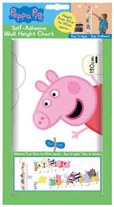 Peppa Pig Wall Height Chart Sticker Decoration Buy Online