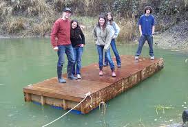 How to build a floating dock with 55 gallon drums. Http Rollingbarge Com Wp Content Uploads 2011 11 Rollingbarge Com Barrel Dock Plans Price List1 Pdf