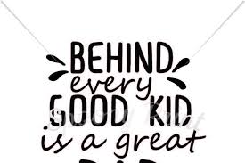 It's a clever trick where you use dashed lines for the stroke, but the gap in the dash. Free Behind Every Good Kid Is A Great Dad Svg Free Svg Cut Files Creativefabrica