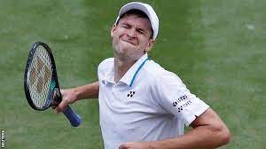 In june 2021, after winning their first match at the atp tournament in stuttgart, germany, hurkacz posted a photo of himself serving as a ball boy during one of kubot's matches in 2006. Wimbledon 2021 Roger Federer Knocked Out By Hubert Hurkacz In Quarter Finals Bbc Sport