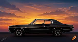 Image result for Black 1964 Dodge