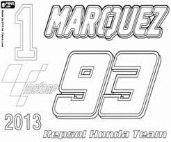 Marc Marquez Motogp Youngest Champion Coloring Page Printable Game