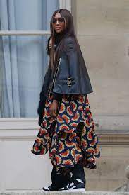 The supermodel posted a photo of baby feet — her baby's feet? Naomi Campbell Arrives At Fendi Fashion Show In Paris 01 27 2021 Hawtcelebs