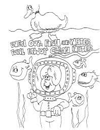 In some of the basics of boat and water safety. Fish Love Clean Water Coloring Page For Kids Free Printable Picture