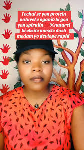 Techui se yon protein naturel e òganik, li gen yon spirulin 💯% naturel  ladan kap grosi dash ou ak kuis ou byen rapid, tape nan kòmantè a bèldash  pou plus #vanessajoseph