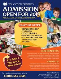 School Flyer Templates School Admissions Education Poster Pearson Education Books