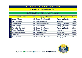 La liguilla comenzará el 2 y 3 mayo, con los partidos de ida de los cuartos de final, mientras que las vueltas se jugarán el 5 y 6 de mayo. Liga Potosina Rol De Juegos Facebook