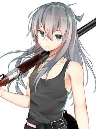 Check spelling or type a new query. White Hair Cute Anime Girl With Gun Novocom Top