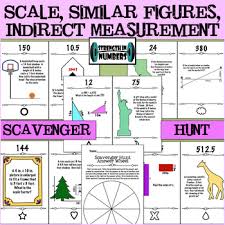 Find the missing side length using similar figures and indirect measurement. Indirect Measurement Activity Worksheets Teachers Pay Teachers