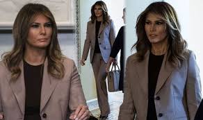 #melania trump | 613.8m people have watched this. Melania Trump News Donald Trump S Wife Shows Off Model Figure In Chic Suit In Washington Express Co Uk