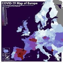 Kaart hongarije reliëf centraal in het westen van hongarije ligt het balatonmeer. Corona In Europa Zo Duid Je De Pandemische Najaarspiek Innovation Origins