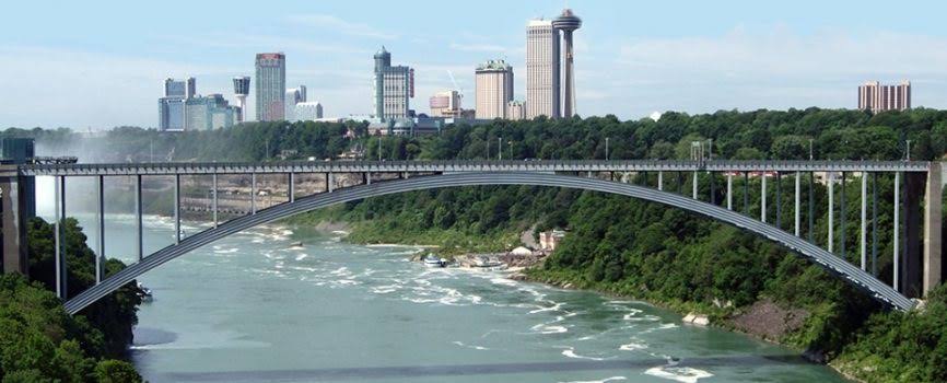 Mga resulta ng larawan para sa Niagra Falls Bridge- Border Canada to United States"