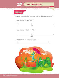 Libro de matemáticas 4 grado. Cero Informacion Bloque Ii Leccion 27 Apoyo Primaria