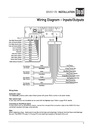 Gray car radio ground wire: Wiring Diagram Inputs Outputs Xdvd1170 Installation Dual Electronics Xdvd1170 User Manual Page 7 34