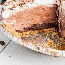 No Bake Chocolate Pudding Pie Print Chocolate Pie With Pudding Baked Chocolate Pudding Chocolate Pudding Recipes