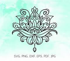 Free Free 210 Simple Lotus Flower Mandala Svg SVG PNG EPS DXF File