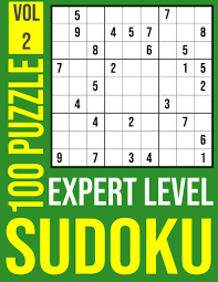 Play sudoku with 5 difficulty levels: Sudoku Expert Level 100 Puzzle Volume 2 With Solution Train Your Brain Boles Davidson 9798551983606 Amazon Com Books