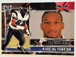 2001 Topps XFL #67 Marcus Hinton New York/New Jersey Hitmen