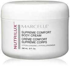 Marcelle Nutrilux Supreme Comfort Body Cream Hypoallergenic And Fragrance Free 8 Fl Oz