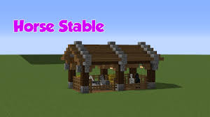 Maybe you would like to learn more about one of these? Minecraft Horse Stable Tutorial Youtube