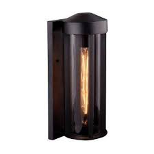 Beckham 1 Light Black Outdoor Wall Mount Sconce Outdoor Walls Wall Mounted Sconce Outdoor Wall Lighting
