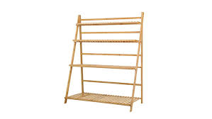 This american made ladder stands at 72 inches tall and features 5 sturdy rungs spaced at 10.5 inches apart. Buy Artiss Bamboo Wooden Folding Ladder Natural Harvey Norman Au