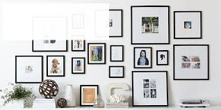 To design your living room, center the room around a large rug. Gallery Wall Ideas Crate And Barrel