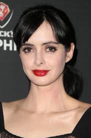 Okay, let's see them it is a luxury red lipstick that flatters black women's lips. Krysten Ritter Red Lipstick Black Hair Bangs Krysten Ritter Hairstyles With Bangs