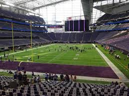 us bank stadium view from section 118 vivid seats