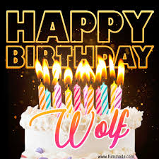 Wolf Animated Happy Birthday Cake Gif For Whatsapp Download On Funimada Com It's really important to send someone an online birthday message. wolf animated happy birthday cake gif for whatsapp download on funimada com