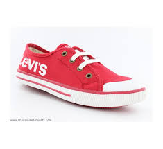Levi's official online store | india. Baskets Garcons Levis Gong Rouge Toiles Levi S Pour Enfant