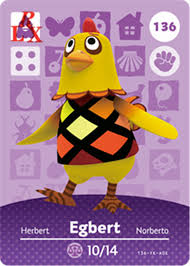 New horizons on the nintendo switch, a gamefaqs message board topic animal crossing: 9 Stucke Huhner Animal Crossing New Horizons Villager Karten Knox Ken Becky Ava Gans Nfc Spiel Karten Ntag215 Tags Fur Amiibo Karte Access Control Cards Aliexpress