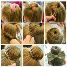Here, front view hair should rest straight on either the right or left side of. Quick Easy Little Girl Hairstyle Tutorial For Android Apk Download