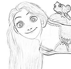 Print the pages and assemble. Rapunzel Coloring Pages Printable Coloring Page Coloring Home