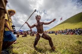 This was rapa nui's final performance on stage to the people of solomon islands and the rest of the pacific during the 11th festival of pacific arts. Tapati Rapa Nui Auf Osterinsel 2022