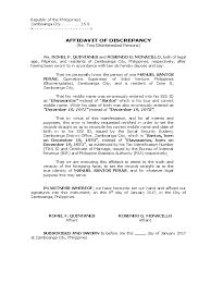 Check spelling or type a new query. Affidavit Of Discrepancy Affidavit Identity Document