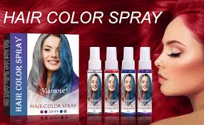 Go for vibrant jewel tones, like purple, blue or green to create a beautiful contrast with your hair color. Hair Colour Spray Temporary Hair Colour Hair Chalk Colourful Hairspray For Diy Hairstyling On Halloween Costume For Carnival Party Christmas Birthday Non Toxic Hair Colour 4 Colours Amazon De Beauty