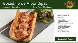 In a large bowl, combine eggs, water, onion, bread crumbs, parmesan cheese, garlic and seasonings; Bocadillo De Albondigas Meatball Sandwich Hispanic Food Network