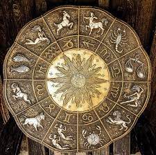 Large Zodiac Plaster Plaque Wall Decor Art C1965 Universal Statuary Corp Of Chicago Wall Plaques Vintage Wall Decor Statuary