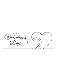 Download Happy Valentine S Day Double Heart Outline Free Svg File Heart Outline Happy Valentine Free Svg