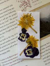 Pressed Flower Bookmark Option 4 - Etsy