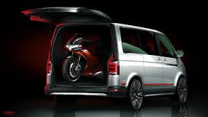 Motorcyclists Will Love Vw S New Multivan Panamericana Concept Carscoops Volkswagen Multivan Multivan Concept Cars