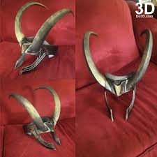 Loki Helmet Thor Ragnarok 3d Printable Model Helmet Print File Stl By Do3d Printed 11 Loki Cosplay Tutorial Loki Helmet Loki Cosplay