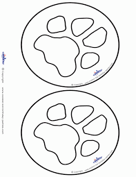 When we think of october holidays, most of us think of halloween. Tiger Paw Print Coloring Page Coloring Home