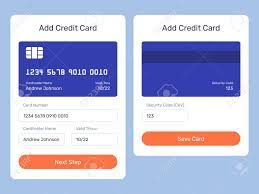 American express ranks highest in online credit card satisfaction, with a score of 874. Add Credit Card Web Element From The Mobile App Ui Element Form Pop Up Royalty Free Cliparts Vectors And Stock Illustration Image 128694370