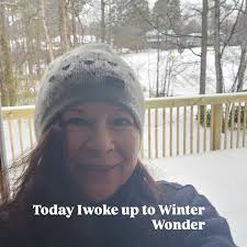 Today, I woke up to Winter wonderland—our first snow day in a few years.  What better way to enjoy the wonder than to wander in it, fill our bellies  with grilled cheese