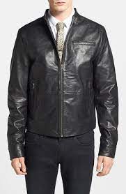 Topman Retro Leather Biker Jacket Nordstrom Black Leather Bomber Jacket Leather Bomber Jacket Leather Biker Jacket