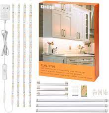Check spelling or type a new query. Buy Kintion Led Under Cabinet Lighting Under Counter Lights Flexible Led Tape Lights For Kitchen Shelf Showcase Cupboard Warm White Led Strip Lights 6 6ft 120 Leds 2700k 1100lm 4pcs Etl Power Adpter Online In Turkey B08gz4d9gt