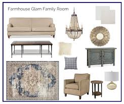 Room In A Box Farmhouse Glam Family Room The Interior Design Advocate Farm House Living Room Glamour Living Room Living Room Designs
