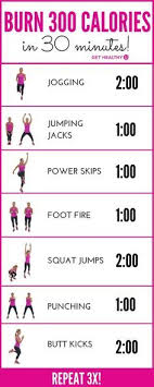 Burn 300 Calories With This Bodyweight Workout Calorie Workout Bodyweight Workout 30 Minute Workout